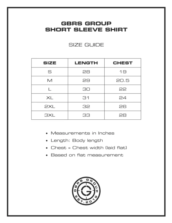 GBRS GROUP INSTRUCTOR SHORT SLEEVE SHIRT