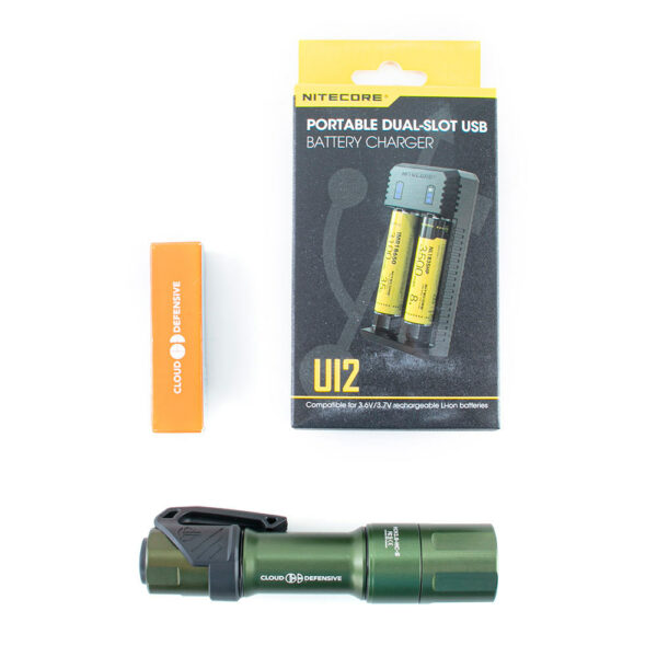 Cloud Defensive taktische Taschenlampe EDC MCHC 2.0-OD Green
