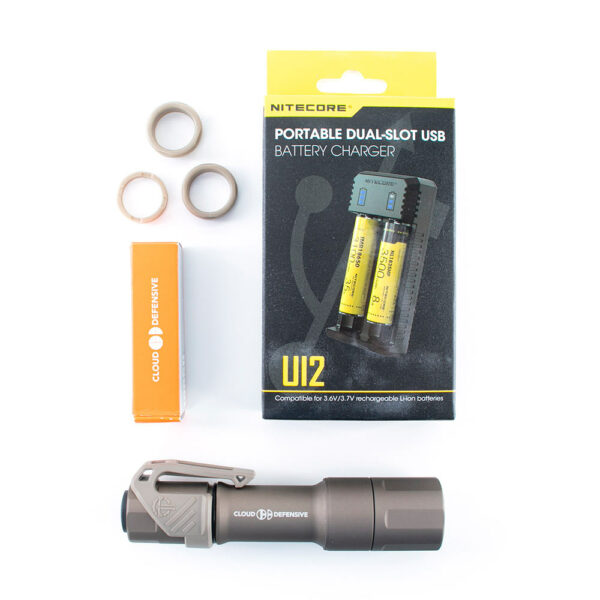 Cloud Defensive Taktische Taschenlampe EDC MCHC 2.0- EDC-S FDE
