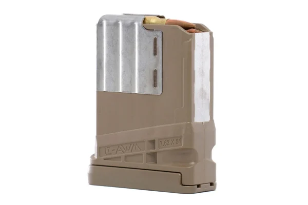 Lancer L7AWM Magazin .308 Win, 7.62x51mm, 6.5 Creedmoor - 10 Patronen FDE